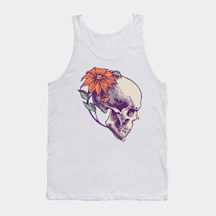 Skull Flower Tank Top